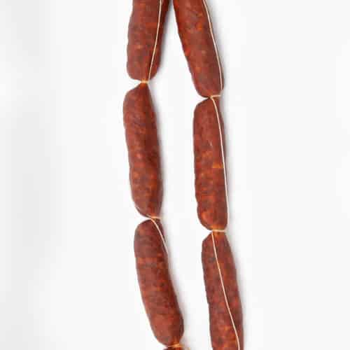 Chorizo dulce cuerda curado
